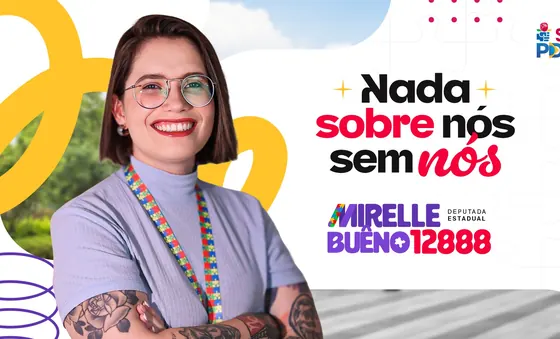 Santinho digital: Nada sobre nós sem nós, Mirelle Buêno 12888